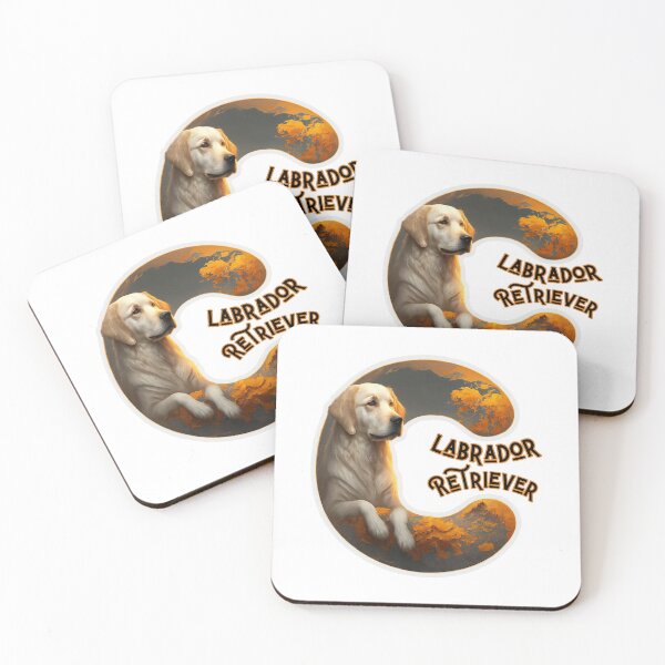 Item preview, Labrador Retriever Cute Dog Letter C 4 designed and sold by Psycho-Crazy.
