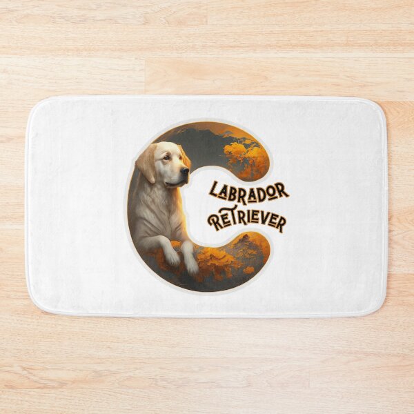 Item preview, Labrador Retriever Cute Dog Letter C 4 designed and sold by Psycho-Crazy.