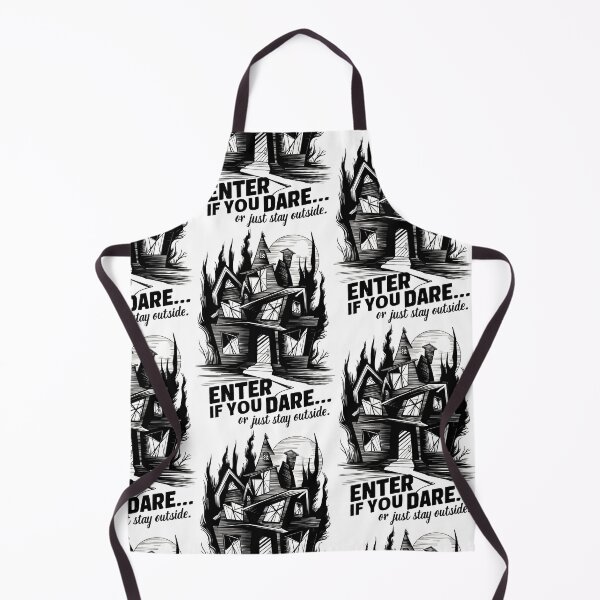 Item preview, ENTER IF YOU DARE... Shadows Dance in Ivory and Ebony designed and sold by SplashTastic.