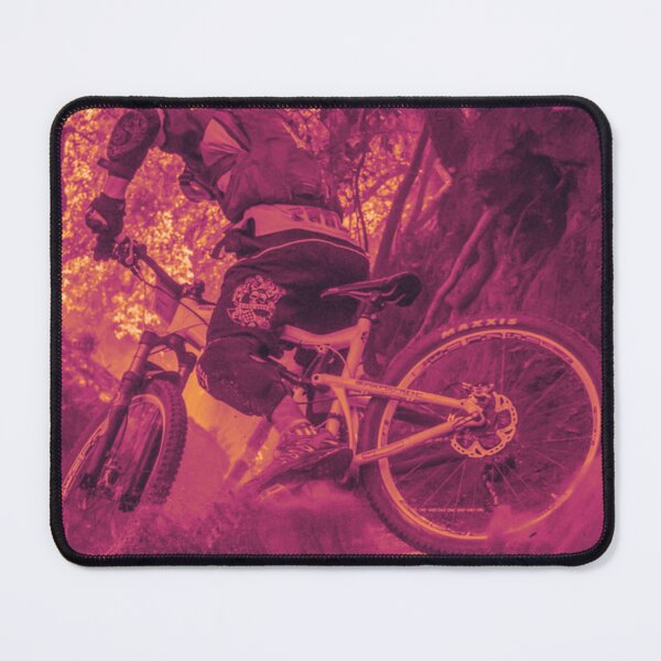 Item preview, MTB Racer Navigating Forest Trails designed and sold by GrizzlyCollective.