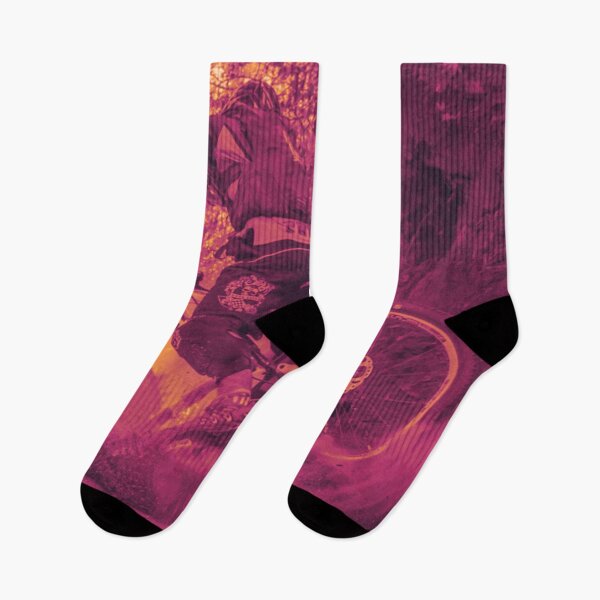 Item preview, MTB Racer Navigating Forest Trails designed and sold by GrizzlyCollective.