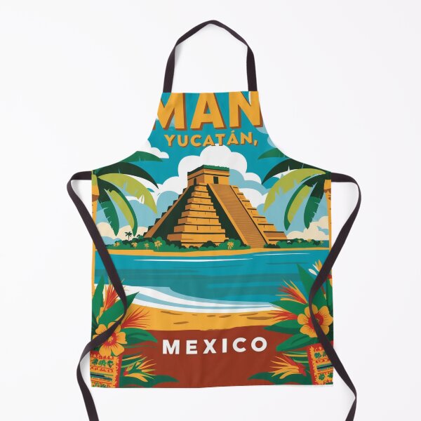 Item preview, Mani Yucatan Mexico Vintage Travel Tourism designed and sold by TravelersGems.