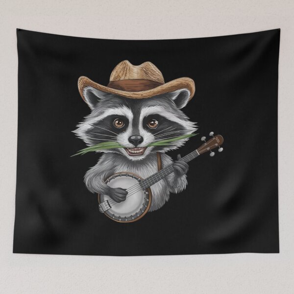 Item preview, Amante del banjo. Mapache banjo. designed and sold by maciej999.