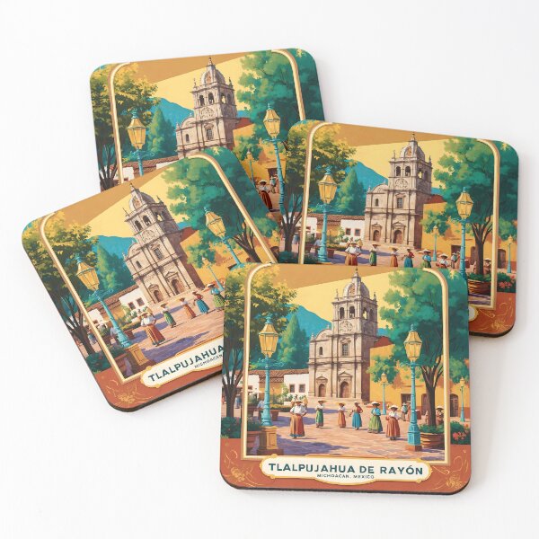 Aperçu de l'œuvre Tlalpujahua de Rayon Michoacan Mexique Tourisme de voyage vintage créée et vendue par TravelersGems.