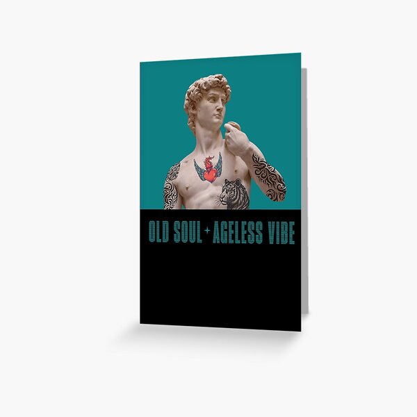 Item preview, Michelangelo's DAVID Heart Tattoo - Old Soul Ageless Vibe designed and sold by ChronicYoung.