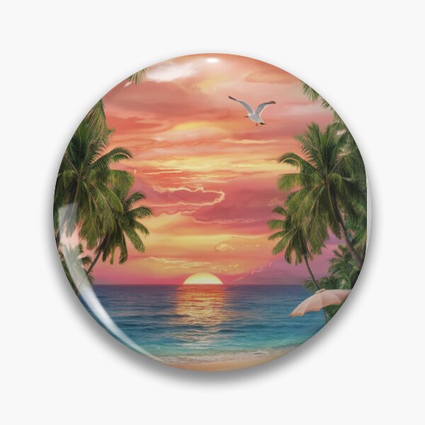 Item preview, Relaxing Tropical Beach Sunset - Phone Case designed and sold by piketo.