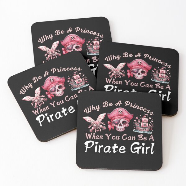 Item preview, Why Be A Princess When You Can Be A Pirate Girl funny gifts designed and sold by byMartha.