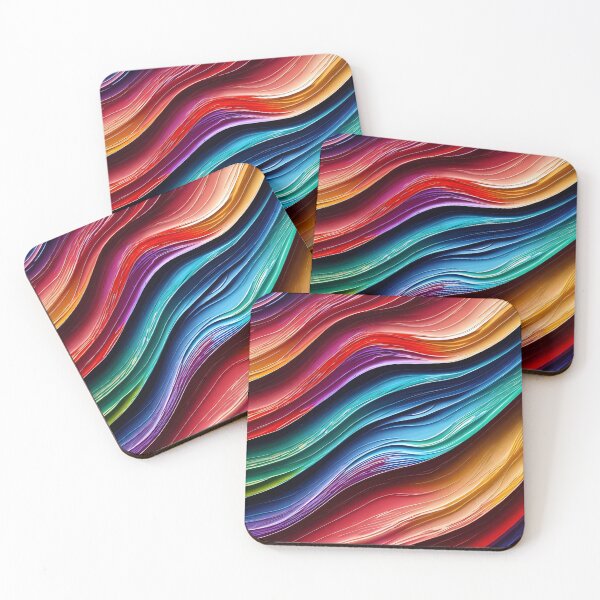 Item preview, Colourful layered paint pattern  designed and sold by Rocklights.