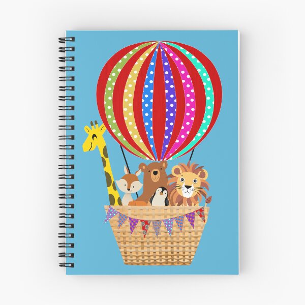 Item preview, Hot Air balloon with Basket Full of Animals designed and sold by Cedarrue.