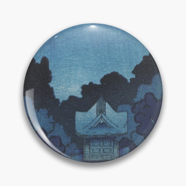 Item preview, Mountain Temple in Sendai by Kawase Hasui designed and sold by Takeda-art.