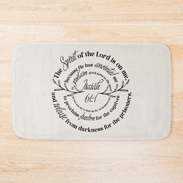 Item preview, Isaiah 61:1 - The Spirit of the Lord is on me designed and sold by AbideApparel.