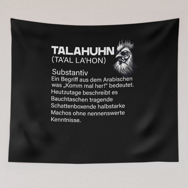 Item preview, Ta'al La'hon Saying Funny Talahun Description designed and sold by LuminOrb.