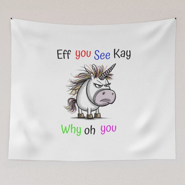 Item preview, Angry Unicorn, funnyfits70, Humor, Funny designed and sold by FunnyFits70.