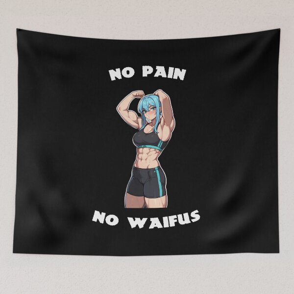 Item preview, Workout Waifu designed and sold by DegenMerch.