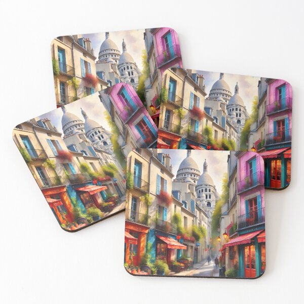 Item preview, Colourful Paris, Montmartre designed and sold by Spooky Witch Dream.