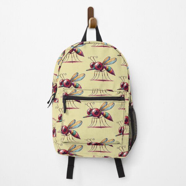 Item preview, Mosquito with Big Eyes and Long Snout - Colorful Scribble Art designed and sold by beyazart.