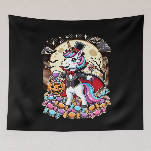 Item preview, Funny Vampire Unicorn Loves Candy designed and sold by LuminOrb.