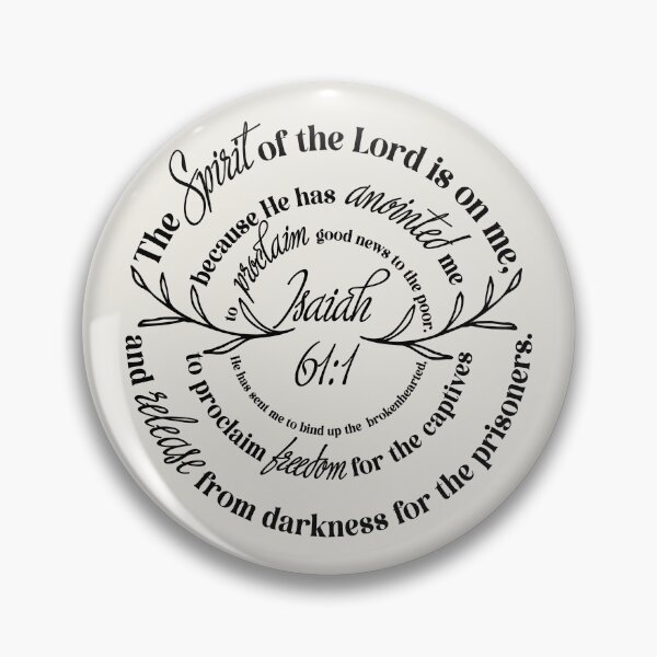 Item preview, Isaiah 61:1 - The Spirit of the Lord is on me designed and sold by AbideApparel.