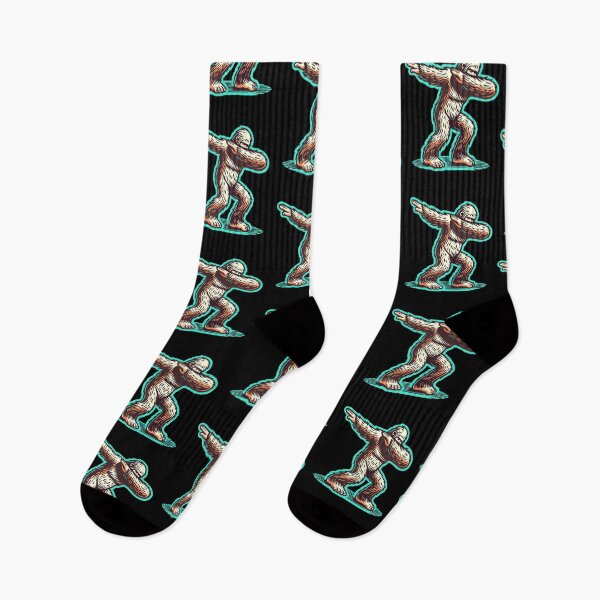 Item preview, Dabbing Bigfoot Funny Dabbing Design designed and sold by LuminOrb.