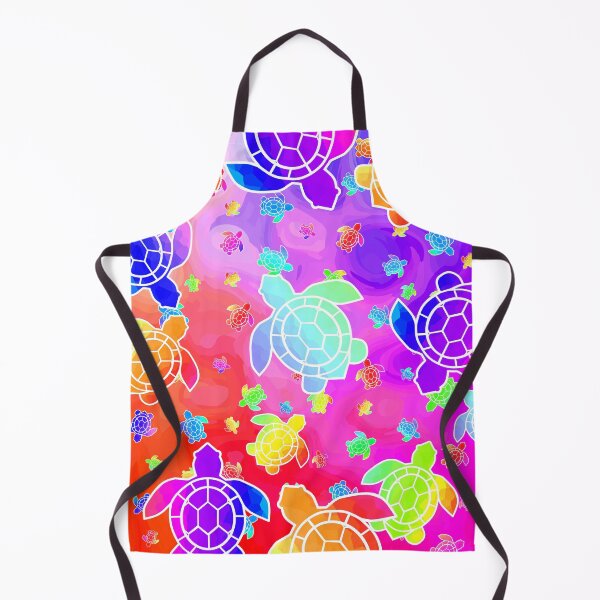 Item preview, Rainbow Sea Turtle Art designed and sold by Sartoris Art.