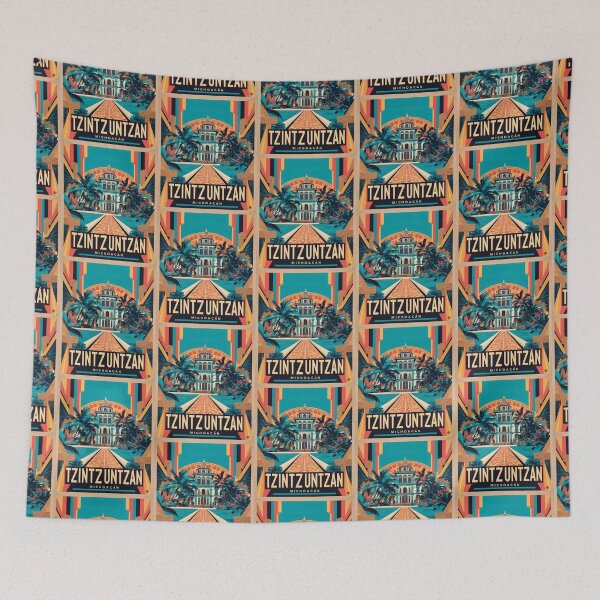Item preview, TzinTzunTzan Michoacan Mexico Vintage Travel Tourism designed and sold by TravelersGems.