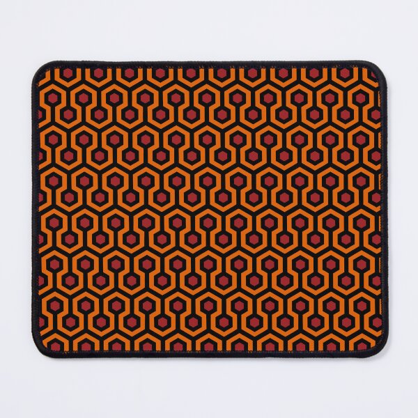 Artikelvorschau, Overlook Stanley Hotel Teppichmuster Sechseck Geometrischer Teppich 1980 entworfen und verkauft von danielleboer.