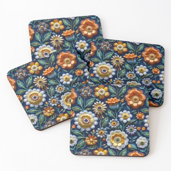 Item preview, Vintage Floral Boho Embroidery designed and sold by SecretDicer.