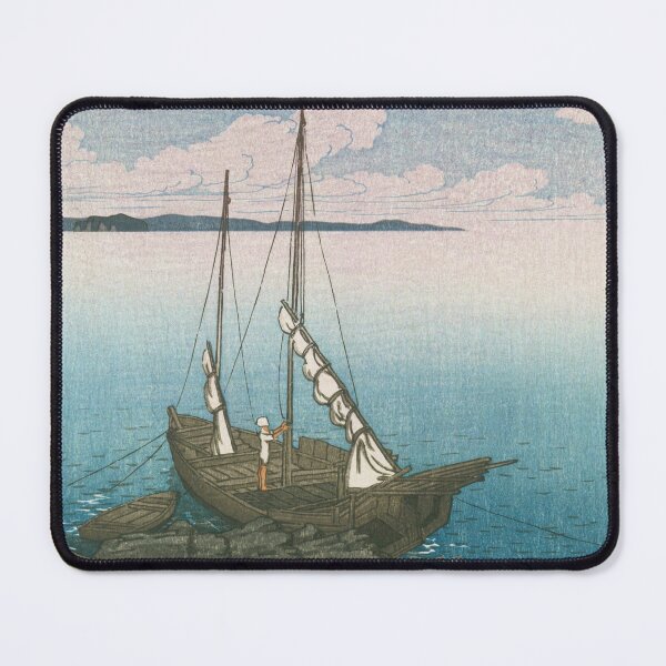 Item preview, Sone Carrying Boat at Boshu by Kawase Hasui designed and sold by Takeda-art.