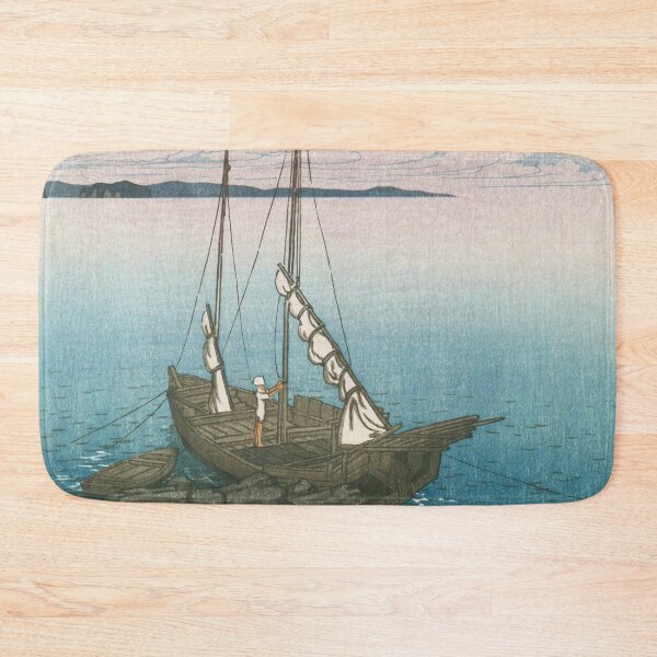 Item preview, Sone Carrying Boat at Boshu by Kawase Hasui designed and sold by Takeda-art.