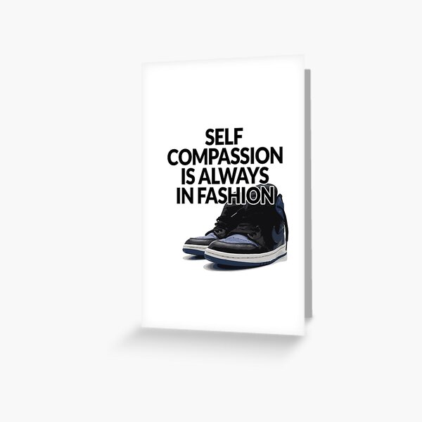 Self Compassion (Trainers) Greeting Card