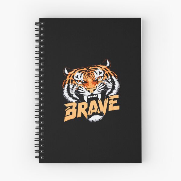 Item preview, Tiger BRAVE menacing fearless fierce wil predator apex courage designed and sold by w1ckerman.