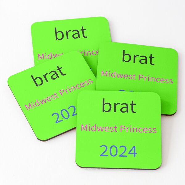 Item preview, brat Midwest princess 2024 designed and sold by PopandPolitics.