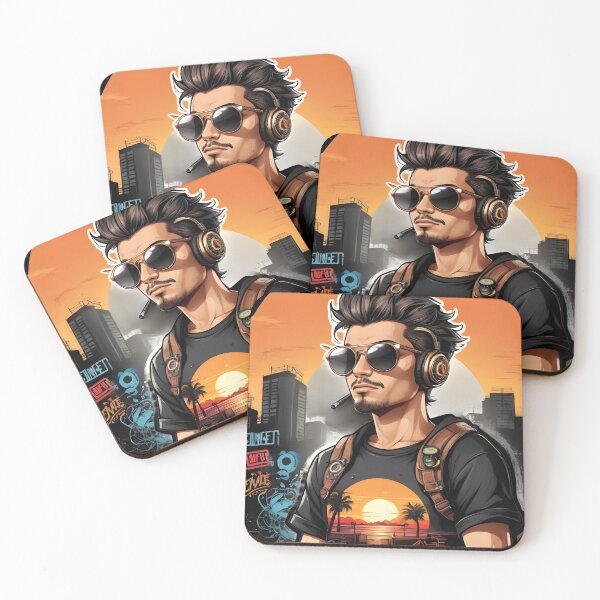 Item preview, Cool Gamer at Sunset designed and sold by Mechanical-Artt.