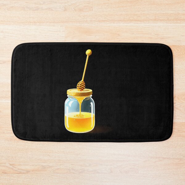 Item preview, Honey jar with dripping honey dipper designed and sold by artwaves.