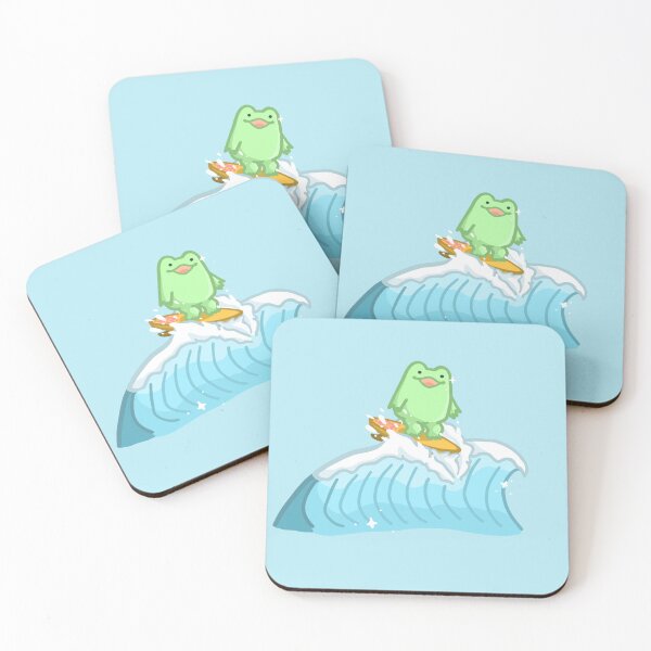 Item preview, Surfing frog designed and sold by FlowMinnow.