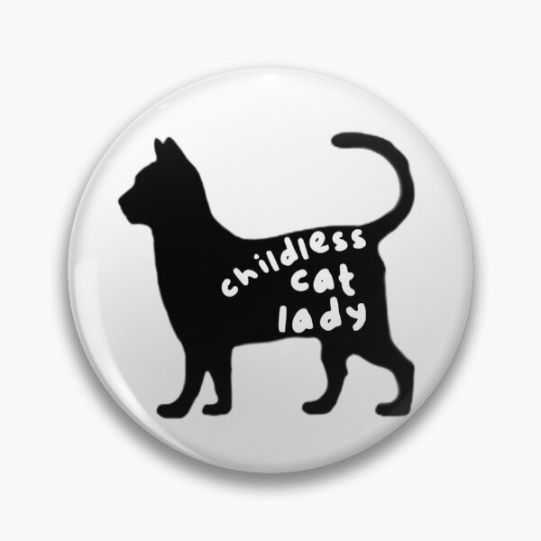 Artikelvorschau, Kinderhaftes Katzenlady-Aufkleber-Design entworfen und verkauft von MollyElynDesign.
