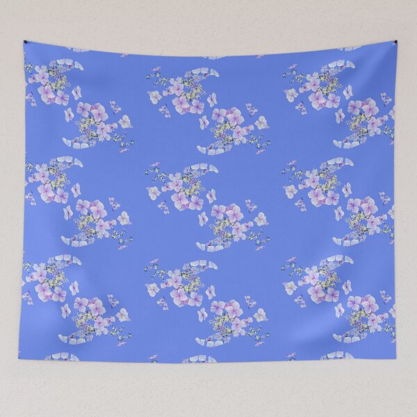 Item preview, Blue petals on blue designed and sold by Happyoninside.