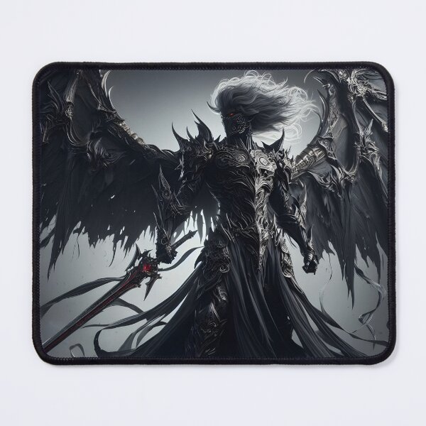 Item preview, Black Demon Knight designed and sold by GalleryBrisArt.
