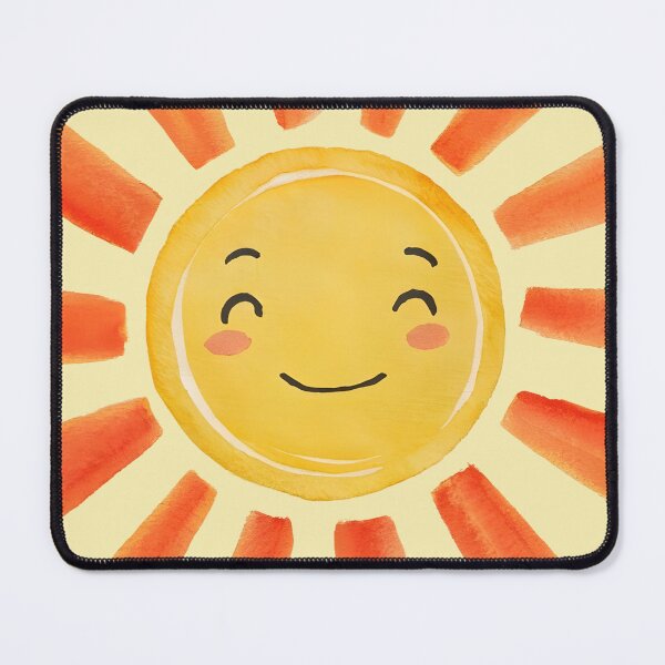 Item preview, brushed watercolor radiated painted sun designed and sold by LILY ROSE.