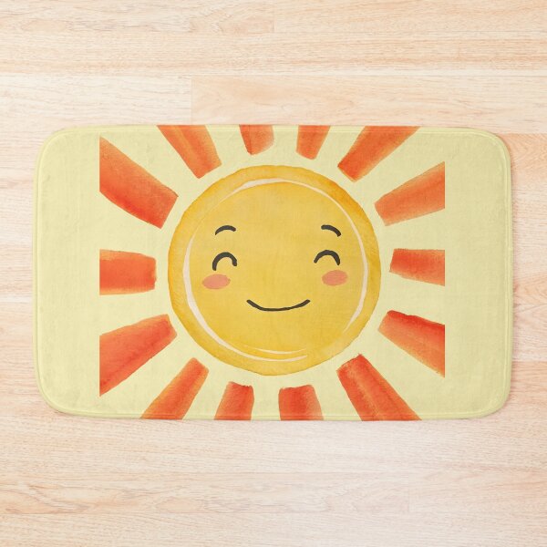 Item preview, brushed watercolor radiated painted sun designed and sold by LILY ROSE.