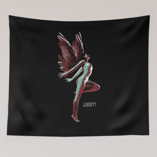 Item preview, Brutalist Y2K 80s  Aesthetics Angel Freedom Liberty designed and sold by PVSKI.