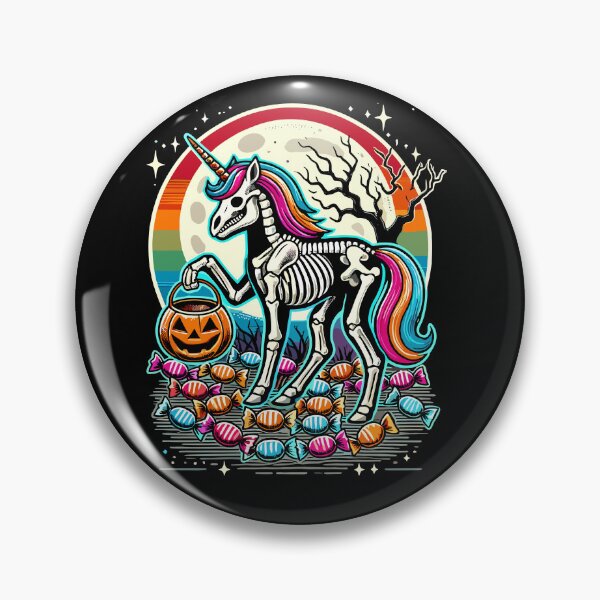 Item preview, Funny Unicorn Skeleton Loves Candy designed and sold by LuminOrb.