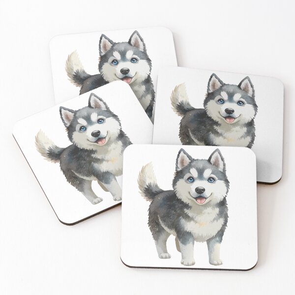 Item preview, Cute Siberian Husky Puppy Dog Breed designed and sold by Art-Jiyuu.