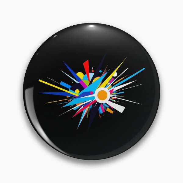 Item preview, Vibrant Abstract Geometric Explosion designed and sold by artwaves.