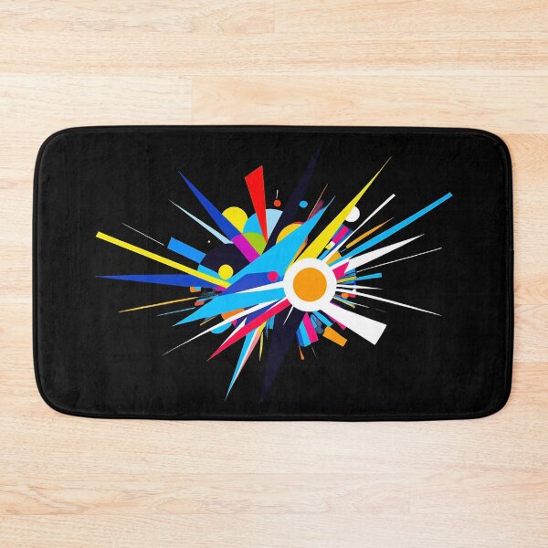 Item preview, Vibrant Abstract Geometric Explosion designed and sold by artwaves.