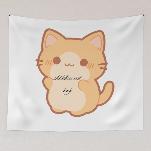 Item preview, childless cat lady designed and sold by sisira gunarathna.