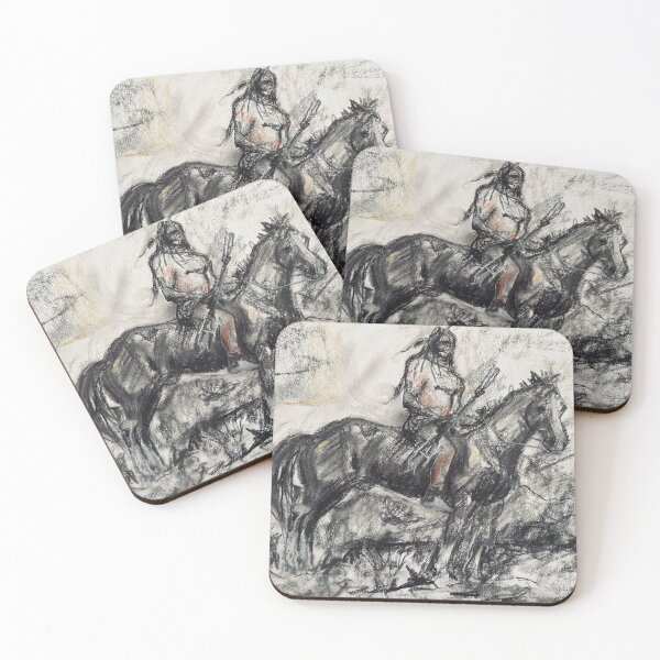 Item preview, Native Brave on Horse designed and sold by cgoertzenart.