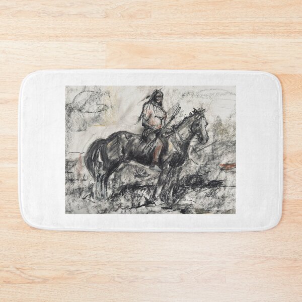 Item preview, Native Brave on Horse designed and sold by cgoertzenart.