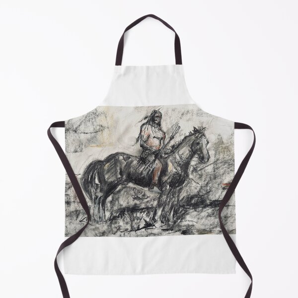 Item preview, Native Brave on Horse designed and sold by cgoertzenart.