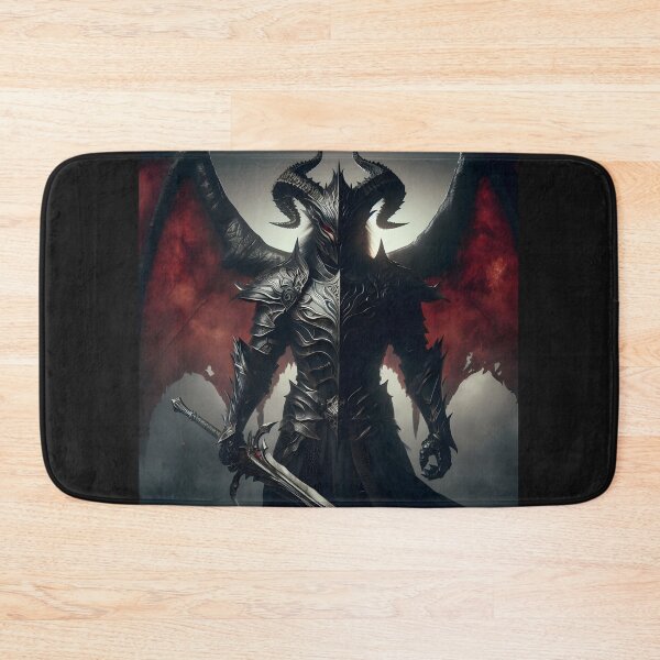 Item preview, Black Demon Knight designed and sold by GalleryBrisArt.